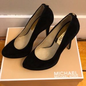 Michael Kors suede heels